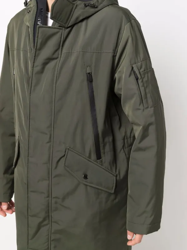 Michael Kors Fishtail Hooded Parka Coat 