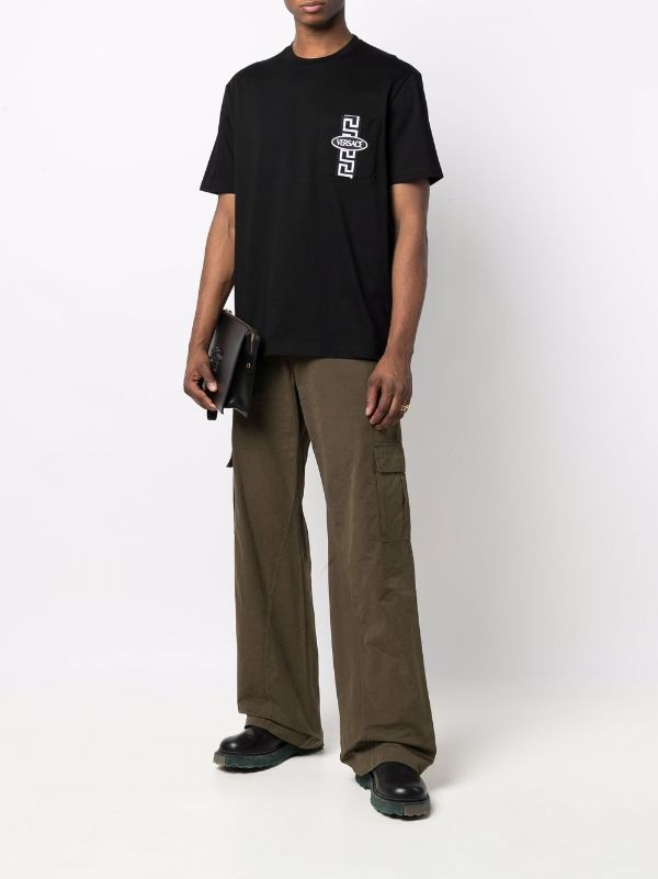 VERSACE ESSENTIALS Logo T Shirt