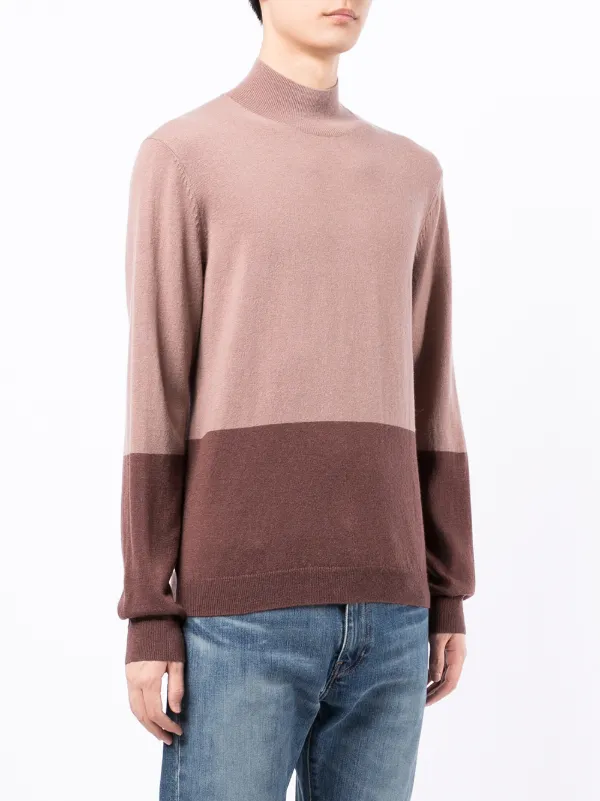 PAIGE two-tone roll-neck Jumper - Farfetch
