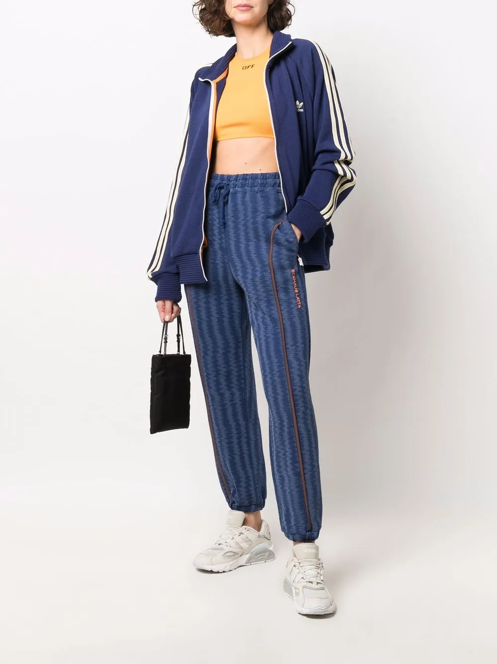 фото Adidas толстовка на молнии из коллаборации с wales bronner