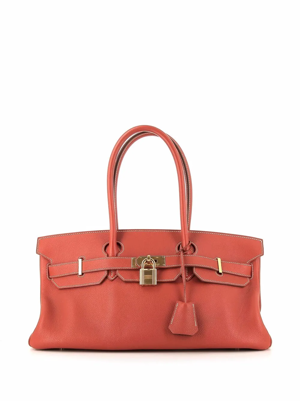 

Hermès bolsa de mano Birkin Cut pre-owned - Rojo