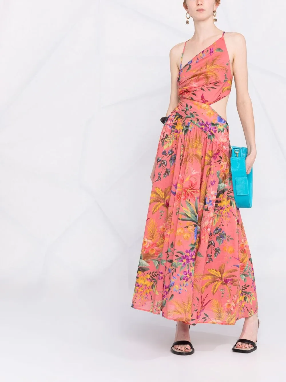 ZIMMERMANN Tropicana oneshoulder Dress Farfetch