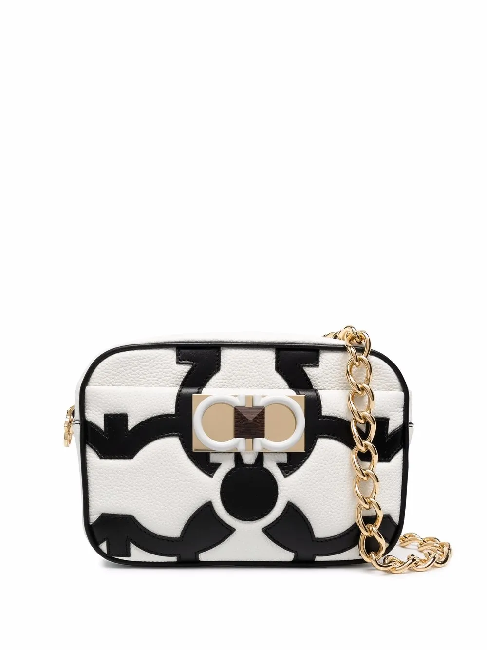 

Salvatore Ferragamo bolsa crossbody Iconic - Blanco