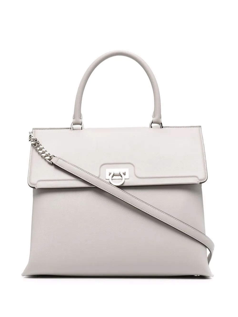 фото Salvatore ferragamo сумка-тоут trifolio среднего размера