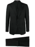 Tagliatore virgin wool single-breasted suit - Black