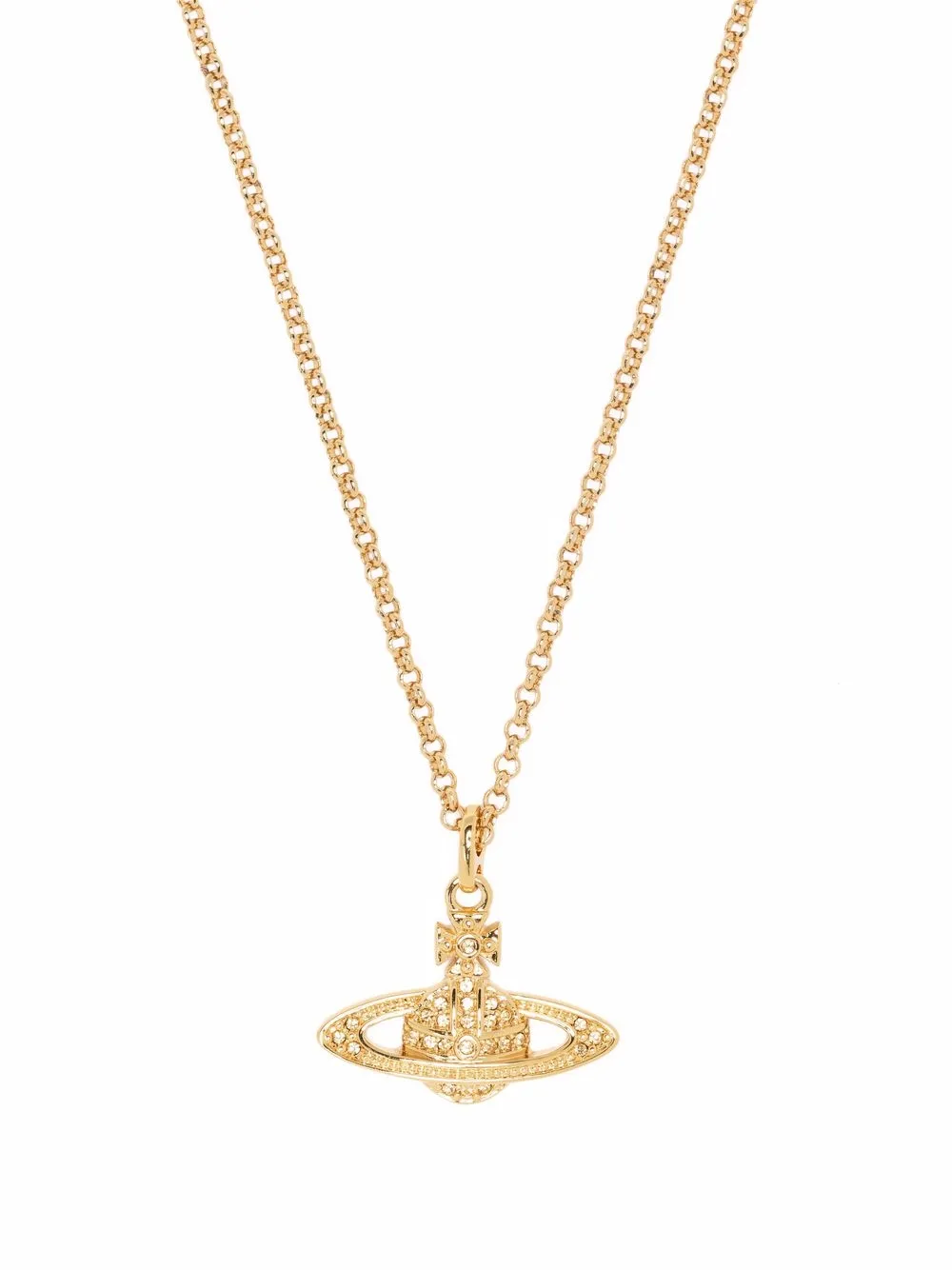 

Vivienne Westwood collar con dije del logo - Dorado