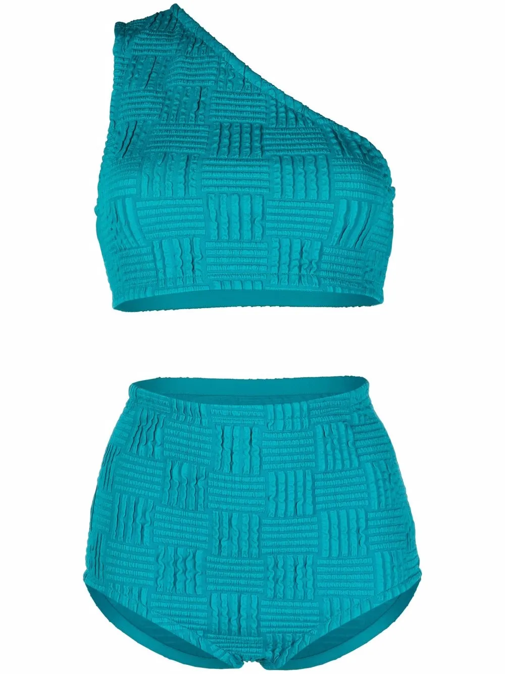 Bottega Veneta фактурный комплект с топом на одно плечо