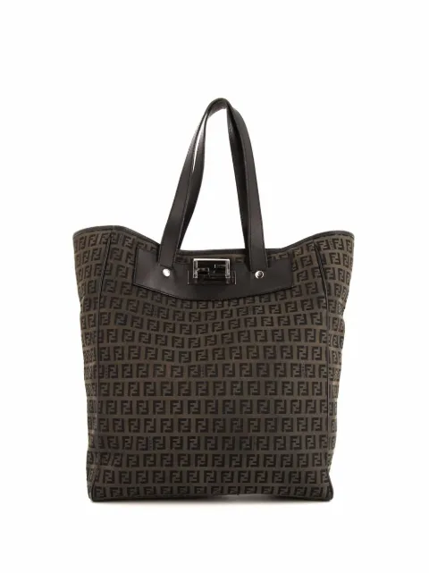 Fendi Pre-Owned - Zucchino FF plaque shopper