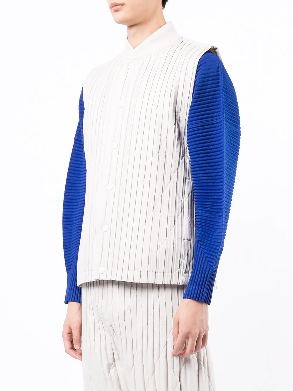 фото Homme plissé issey miyake стеганый жилет