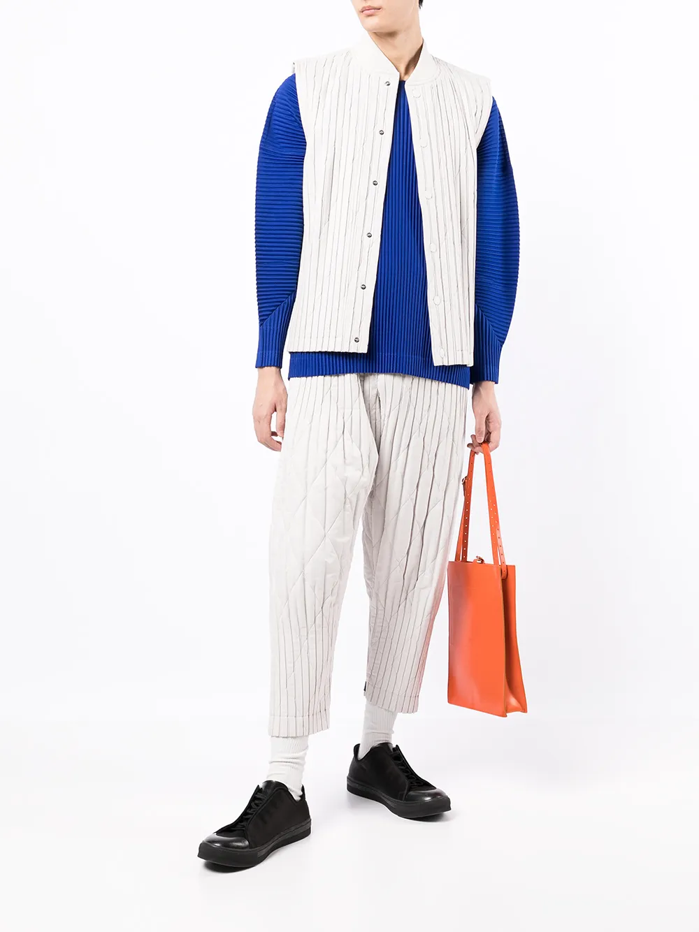 homme plissé issey miyake vest