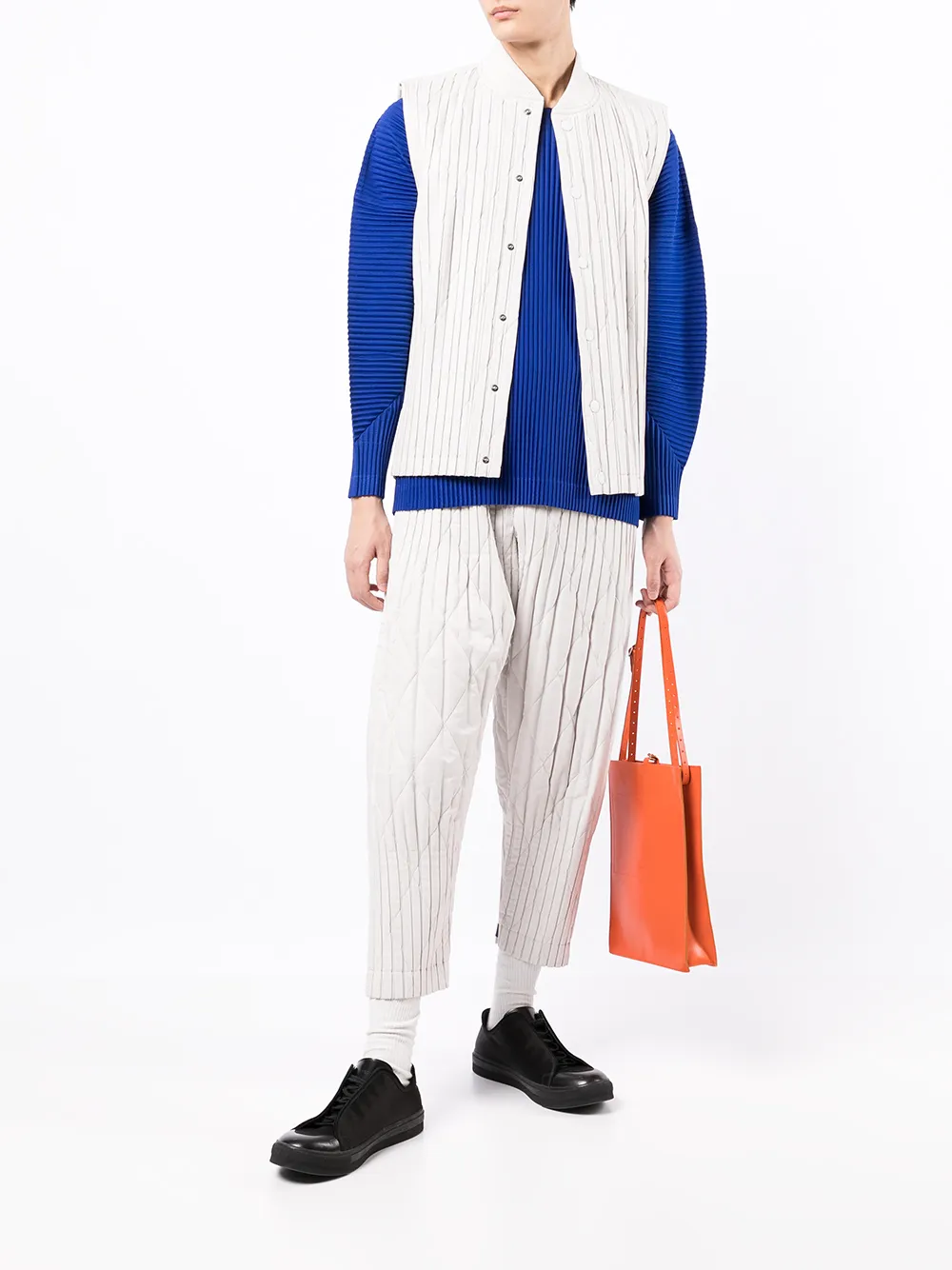 фото Homme plissé issey miyake зауженные плиссированные брюки