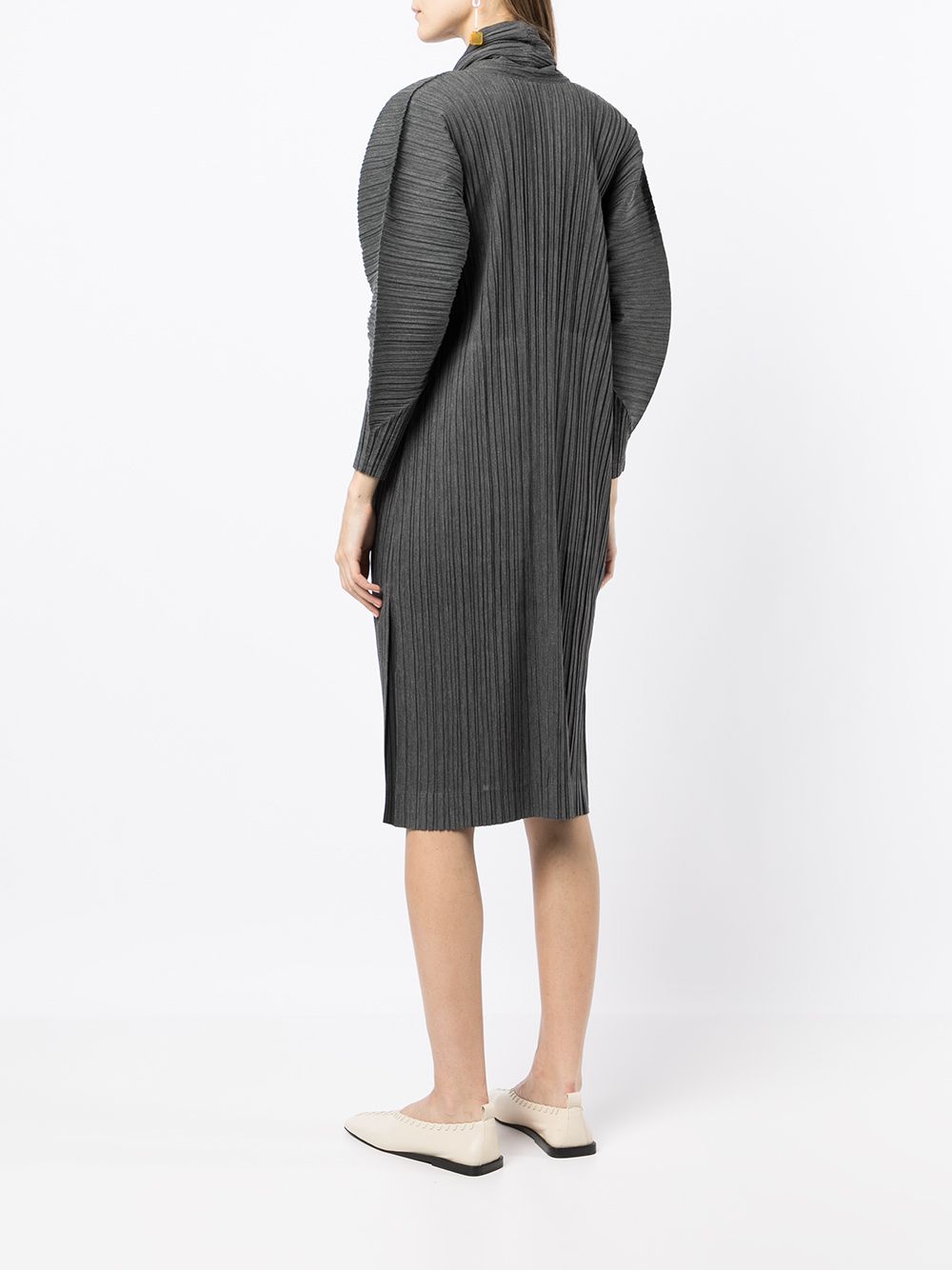 фото Pleats please issey miyake пальто kiwi с плиссировкой