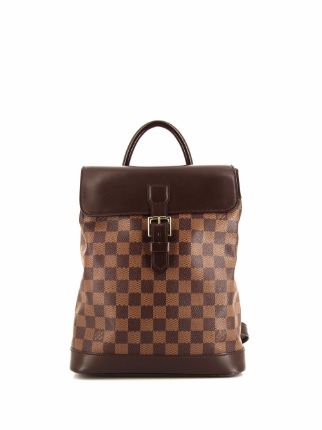 Louis Vuitton pre-owned Damier Ebène Soho Backpack - Farfetch