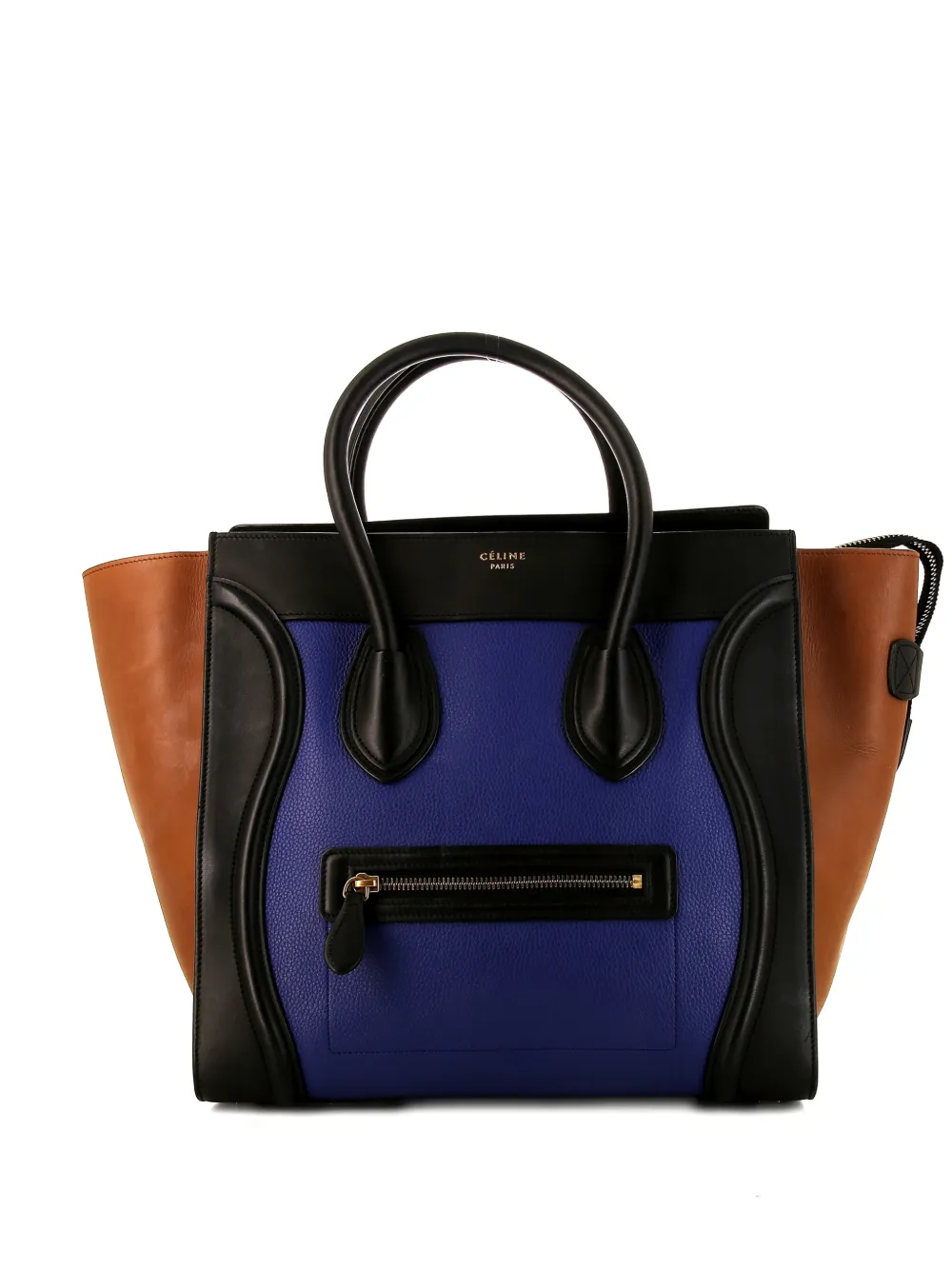 Celine Pre-Owned Borsa tote Luggage mini in pelle anni 2010 - Blu