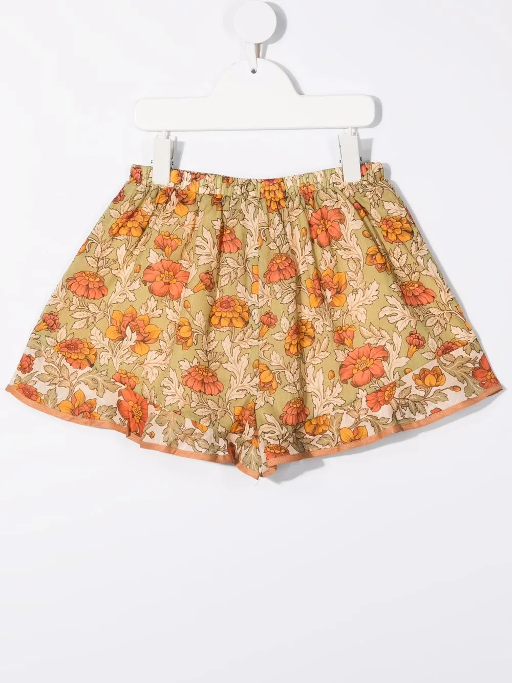 фото Zimmermann kids шорты andie с цветочным принтом