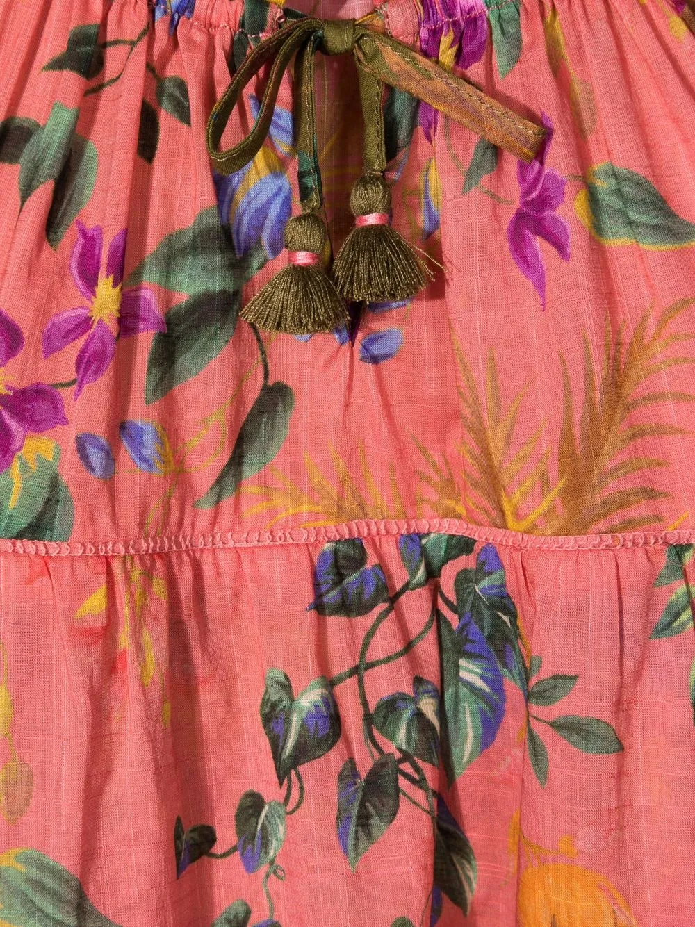 фото Zimmermann kids ярусный топ tropicana