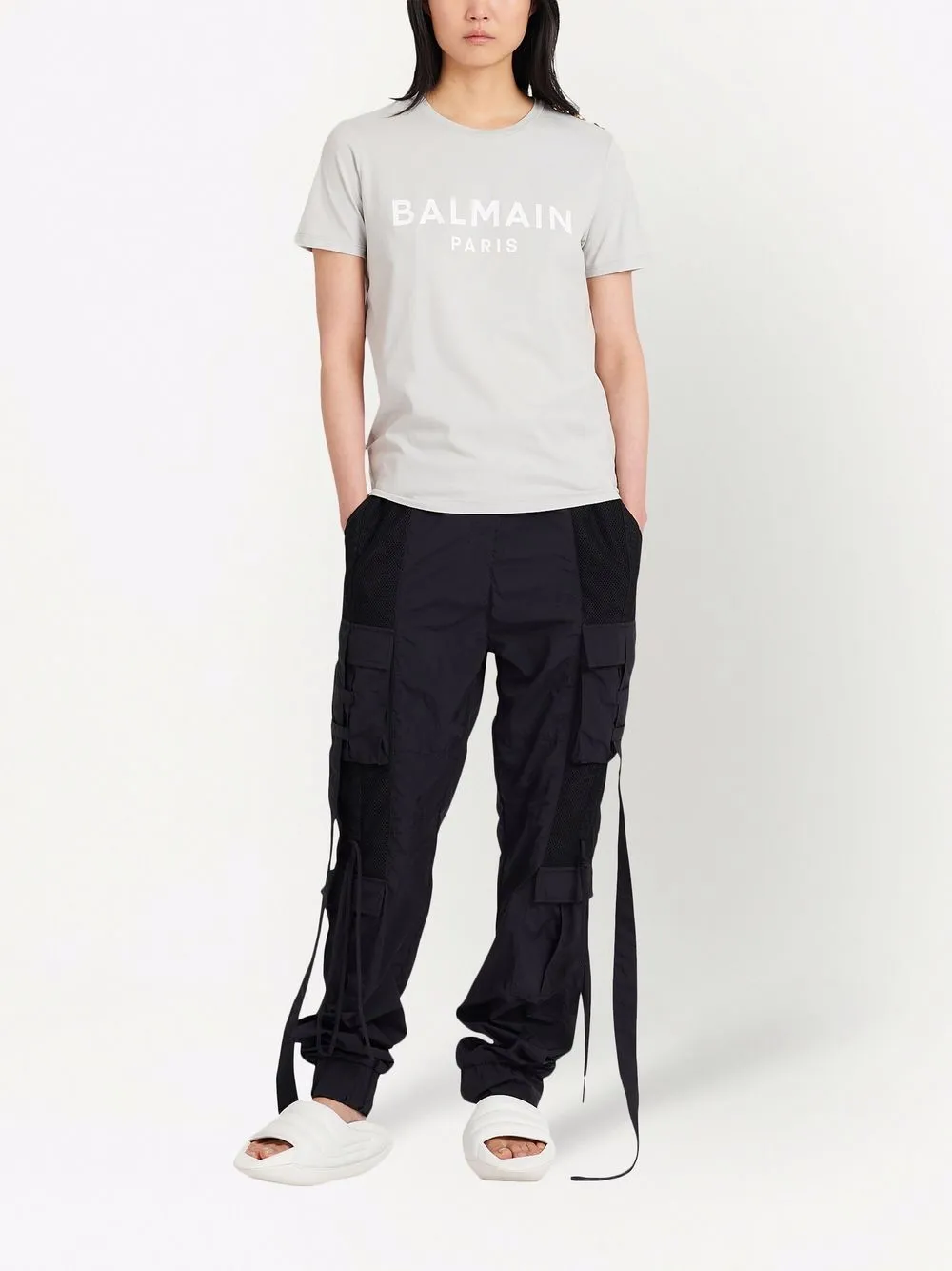 фото Balmain футболка с логотипом