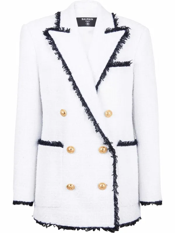 tweed boyfriend blazer