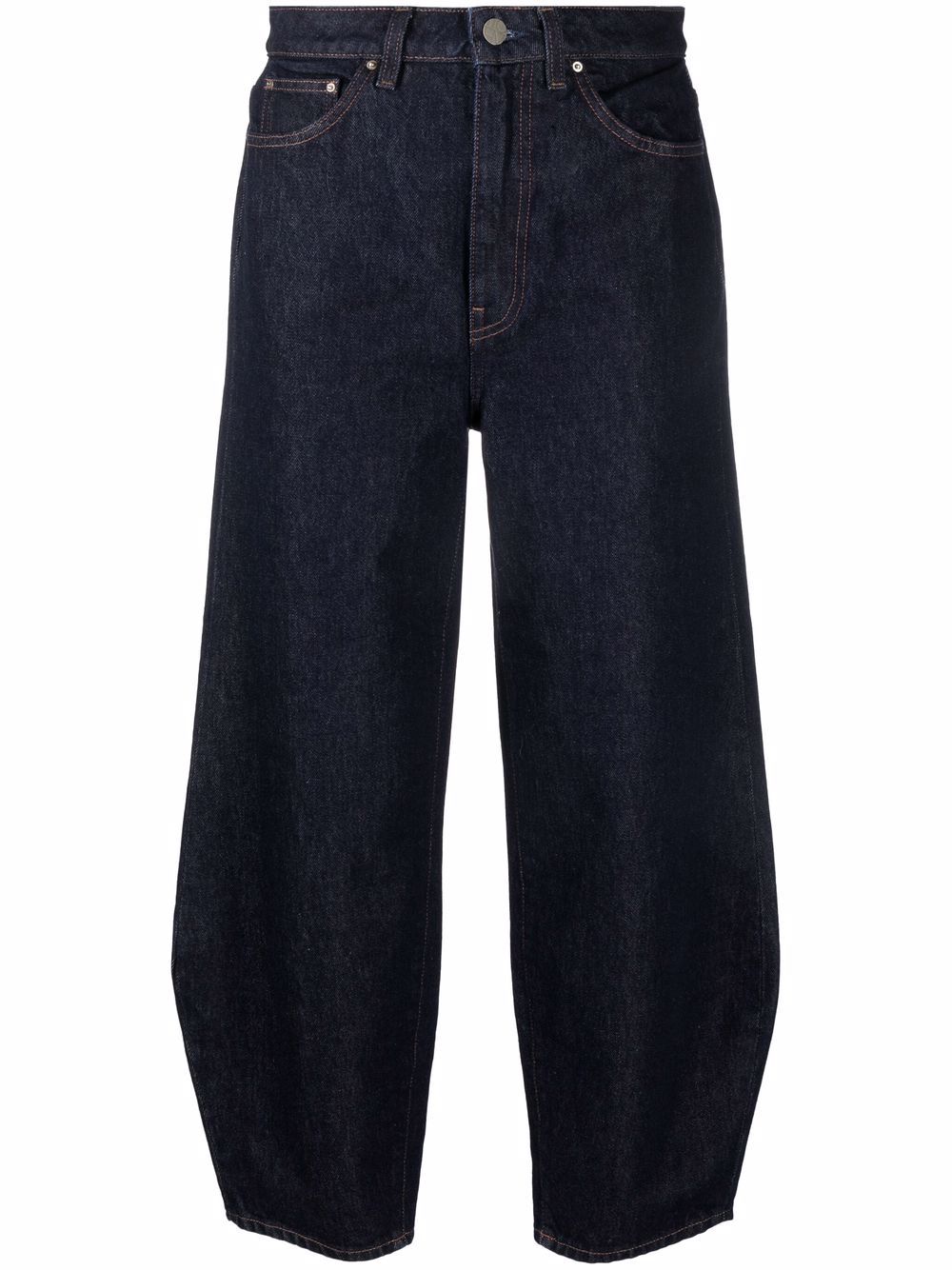 TOTEME tapered cropped jeans - Blue