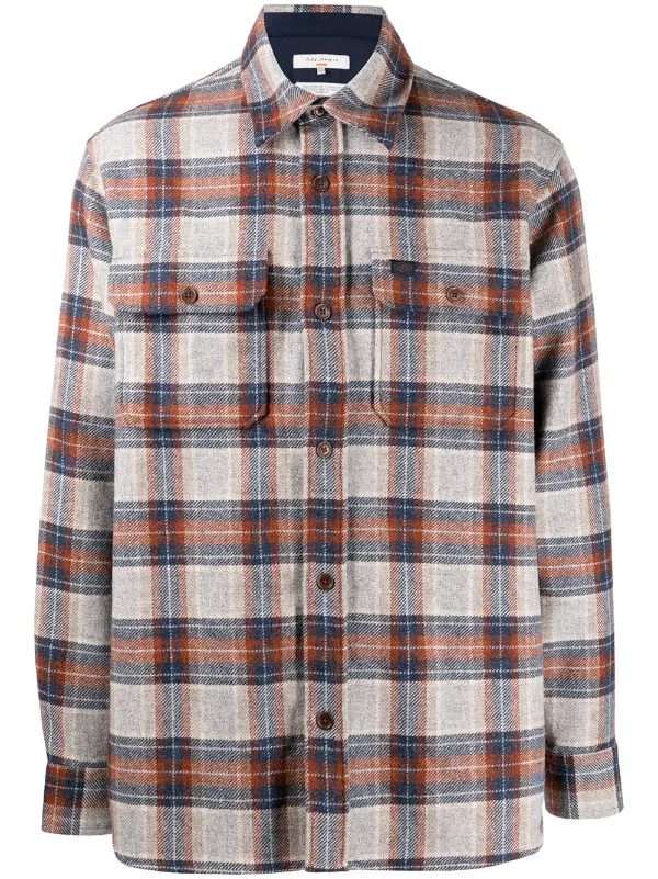 Nudie Jeans buttoned-up Checked Shirt 