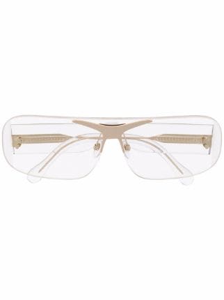 Burberry Eyewear transparent-square Frame Glasses - Farfetch