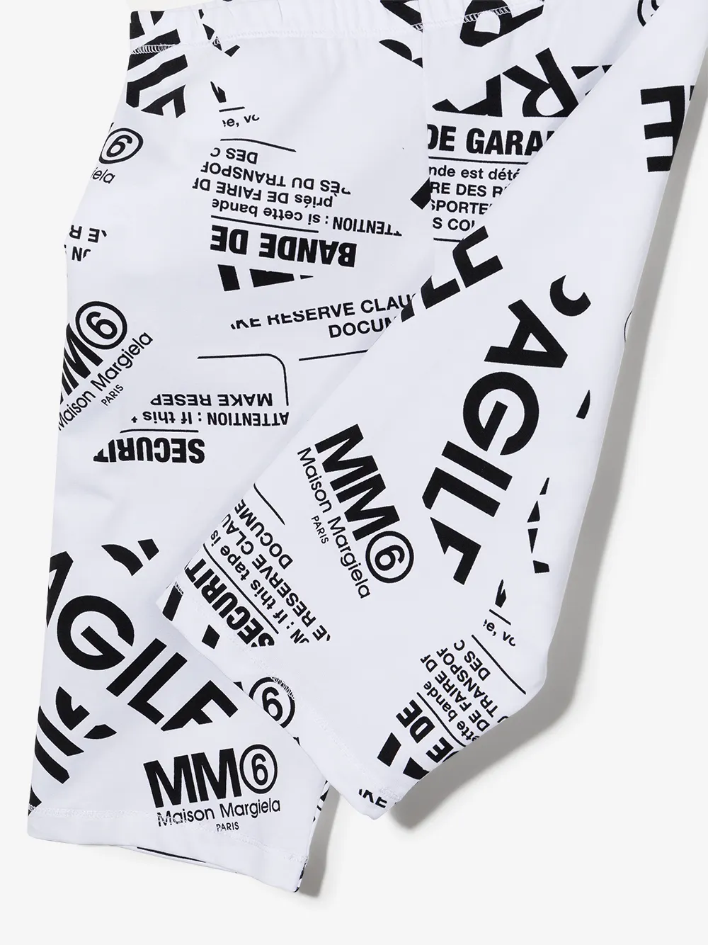 MM6 Maison Margiela Kids Radlerhose mit "Fragile"-Print | Image 6