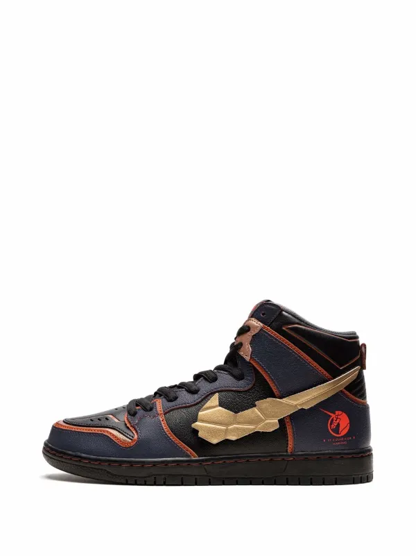 Nike x Gundam Nike SB Dunk High Banshee スニーカー - Farfetch