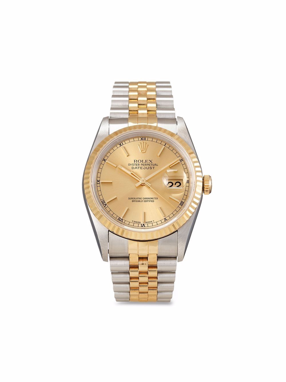 фото Rolex наручные часы datejust pre-owned 36 мм 1995-го года