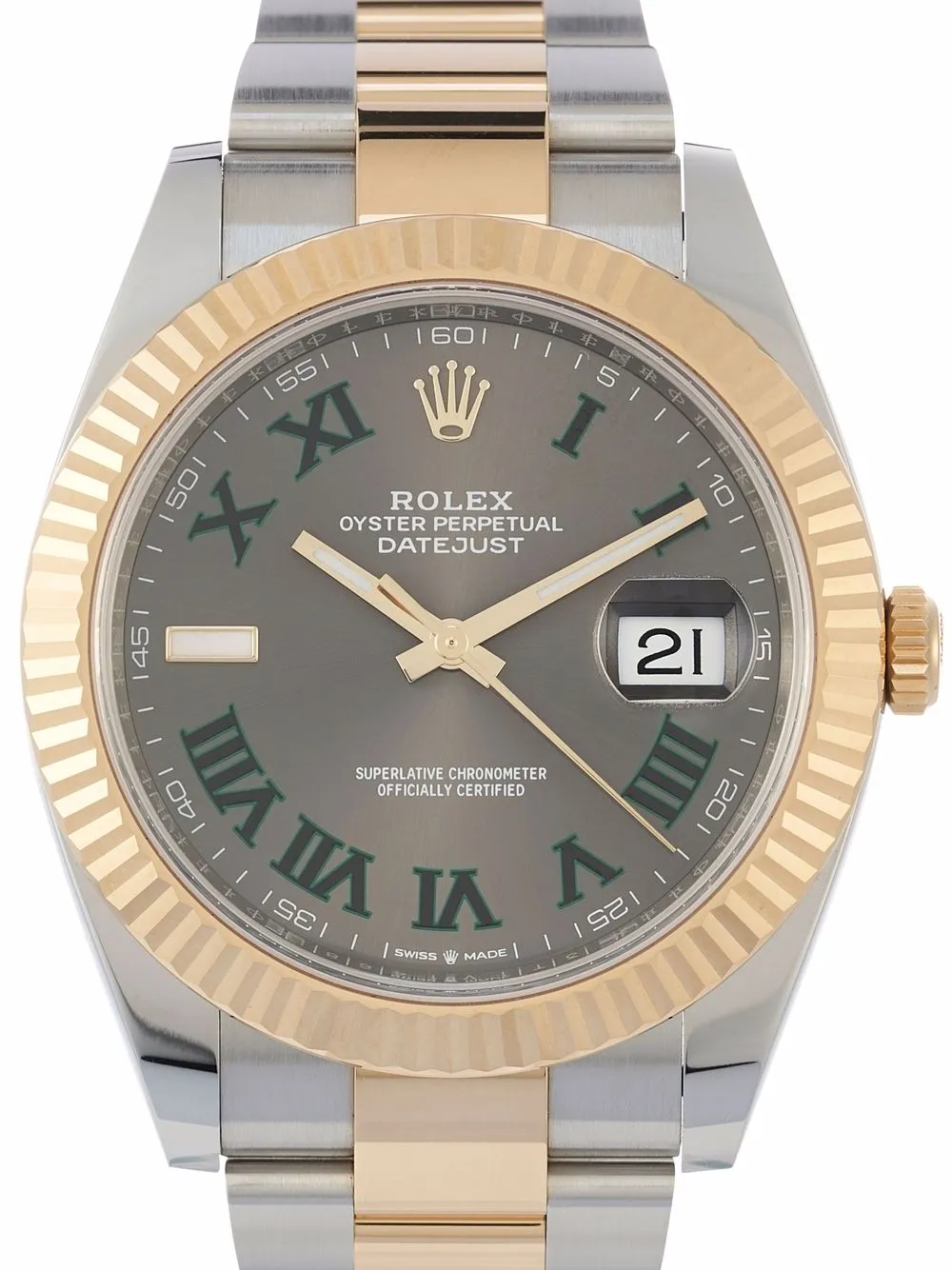 фото Rolex наручные часы datejust pre-owned 41 мм 2021-го года