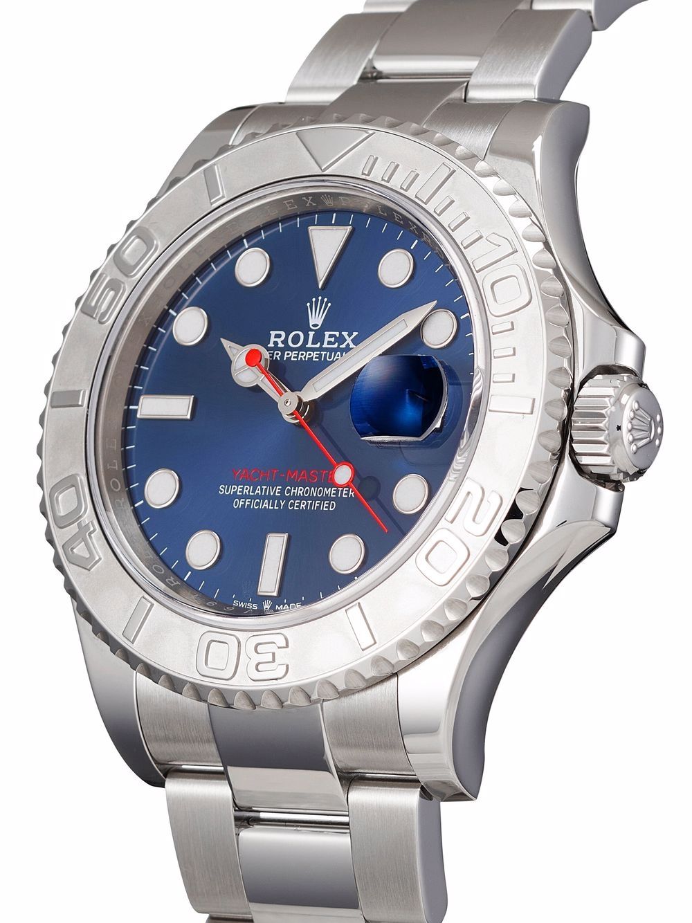 фото Rolex наручные часы yacht-master pre-owned 40 мм 2021-го года