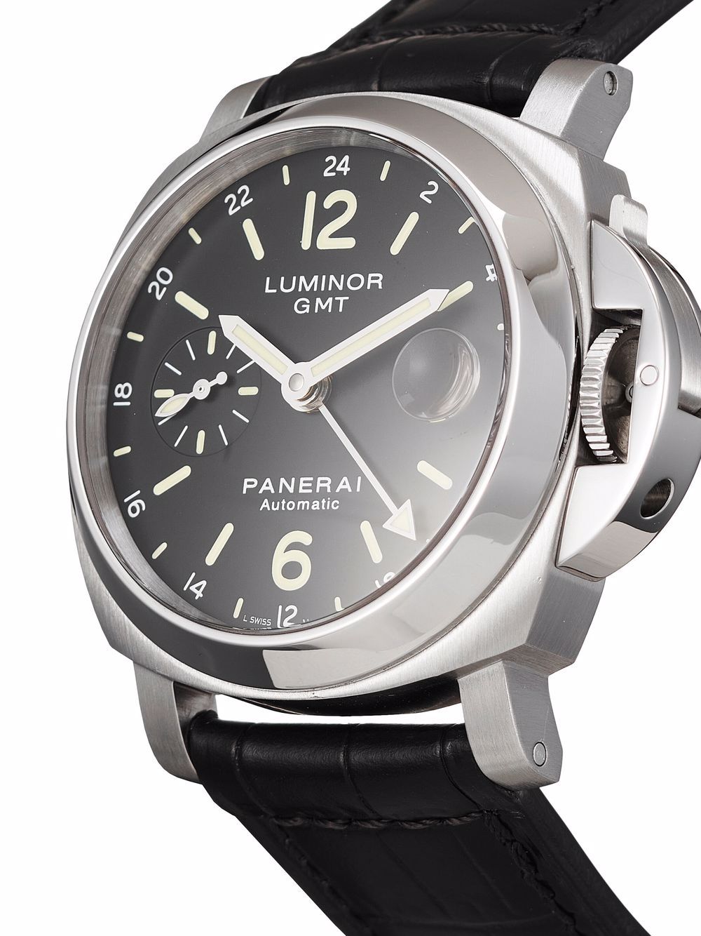 фото Panerai наручные часы luminor gmt pre-owned 40 мм 2012-го года