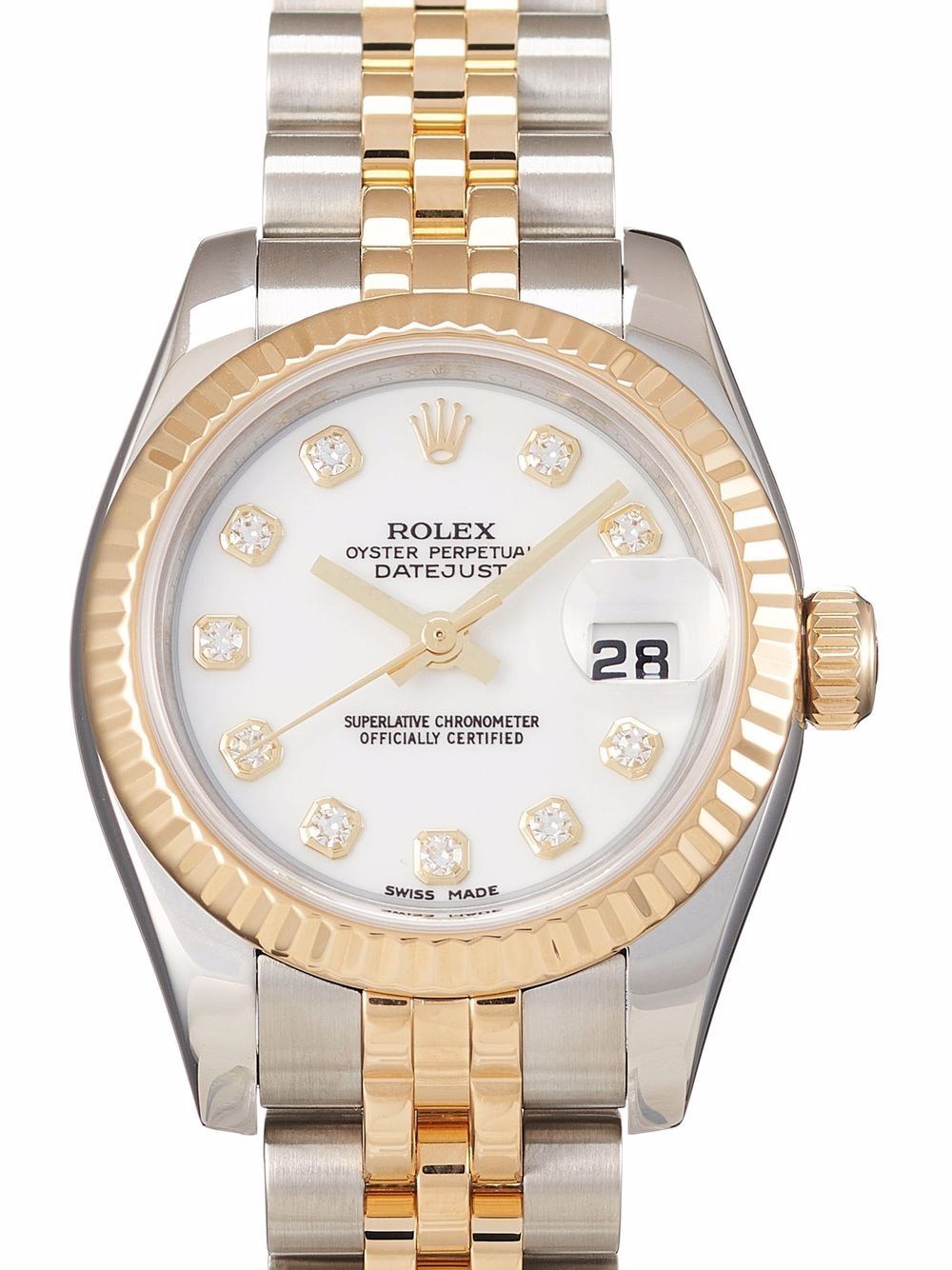 фото Rolex наручные часы lady-datejust pre-owned 26 мм 2007-го года