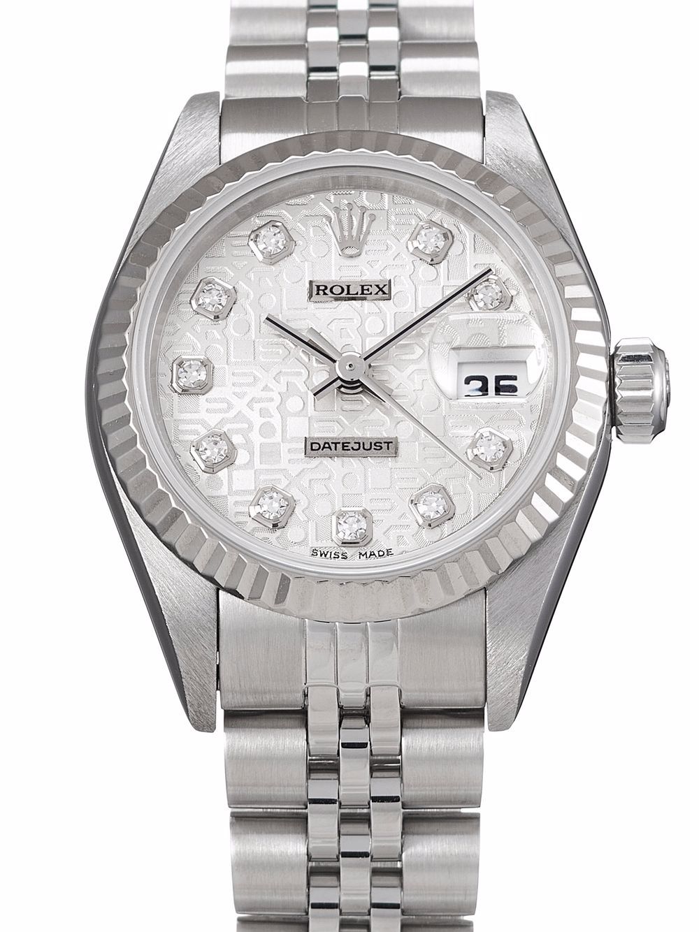 фото Rolex наручные часы lady-datejust pre-owned 26 мм 1999-го года