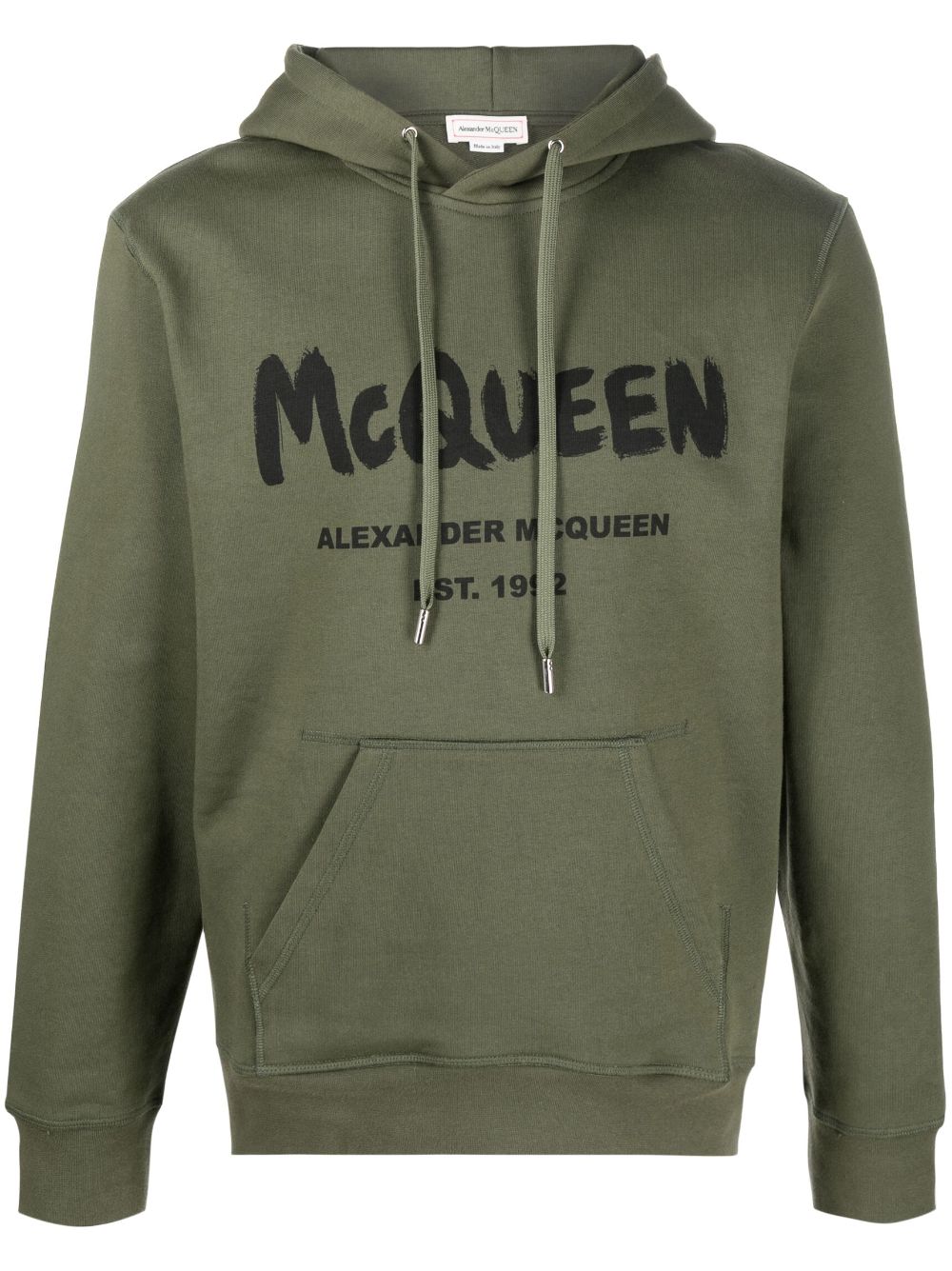 Alexander McQueen logo-print hoodie Men