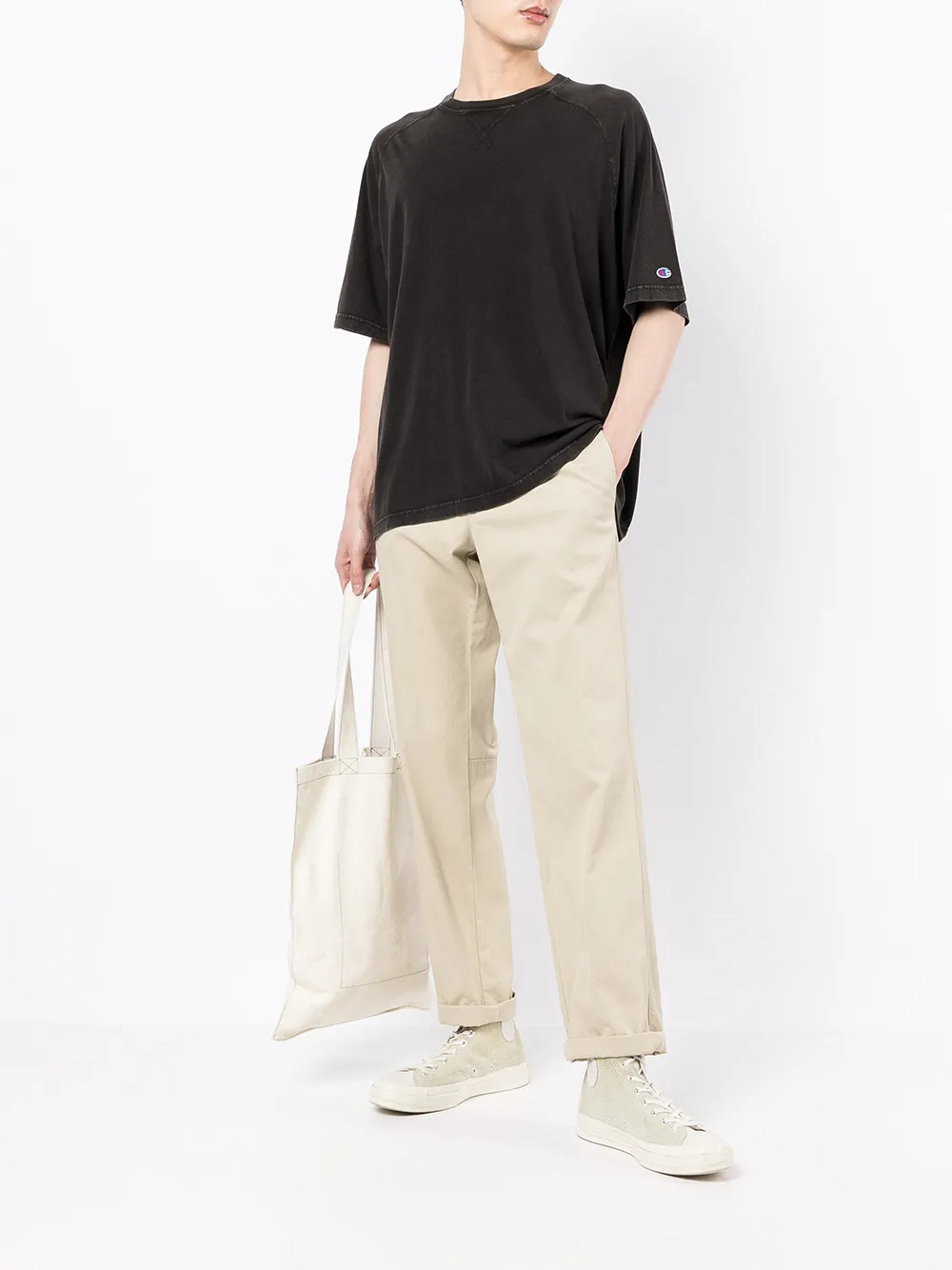 фото Champion футболка с рукавами реглан