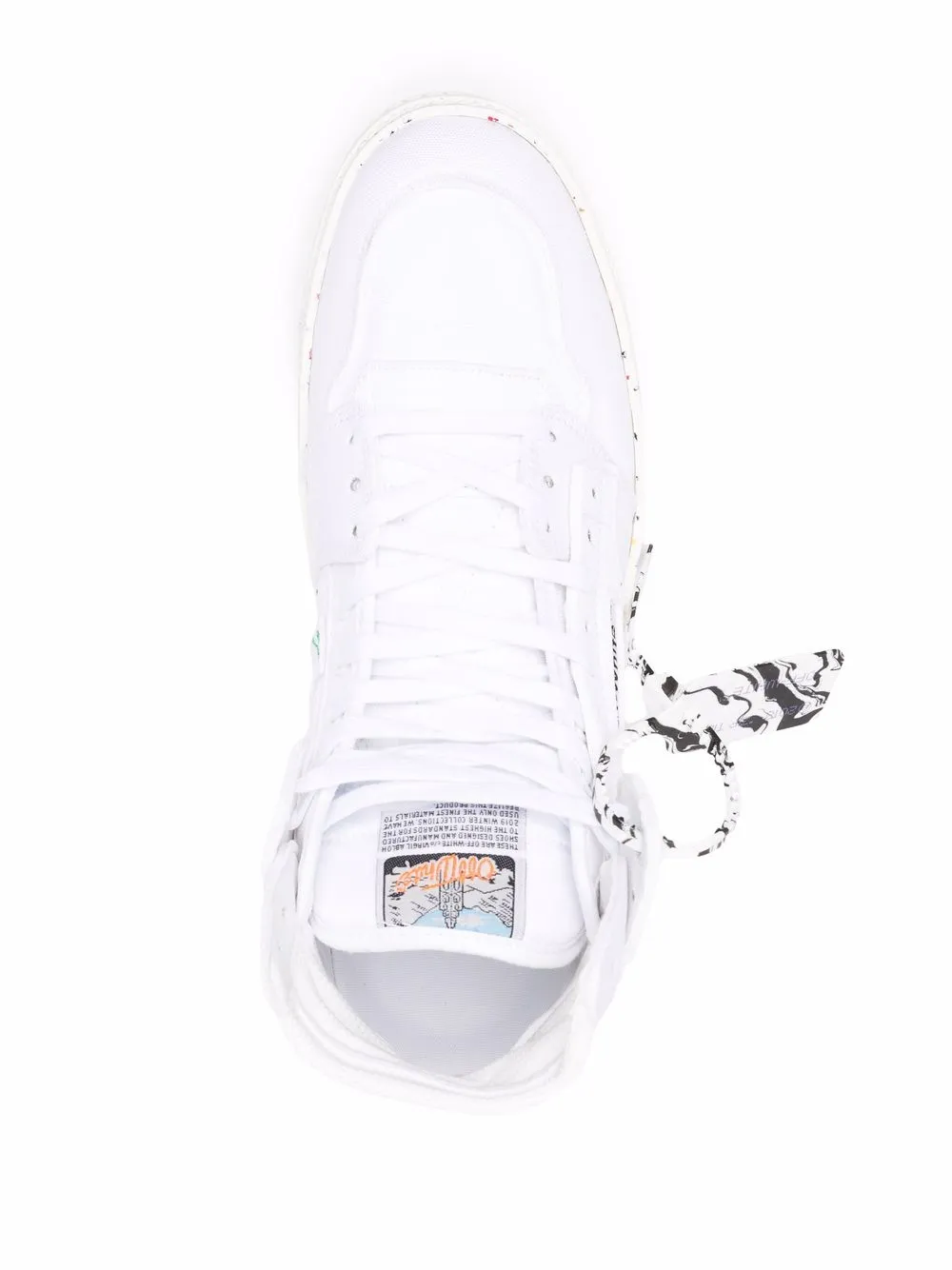 фото Off-white высокие кроссовки off-court 3.0