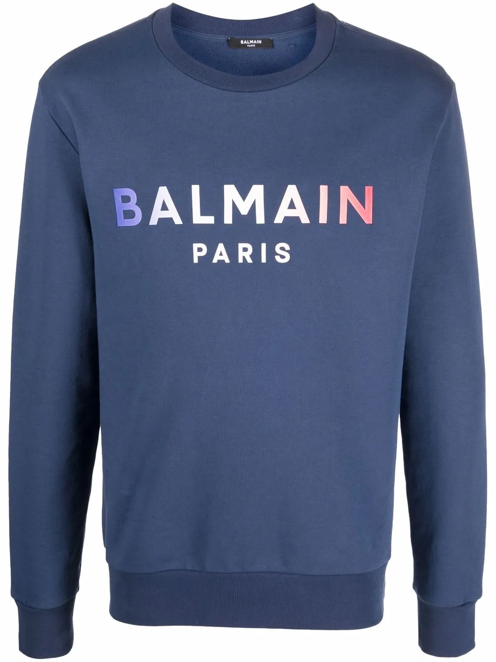 

Balmain sudadera con logo estampado - Azul