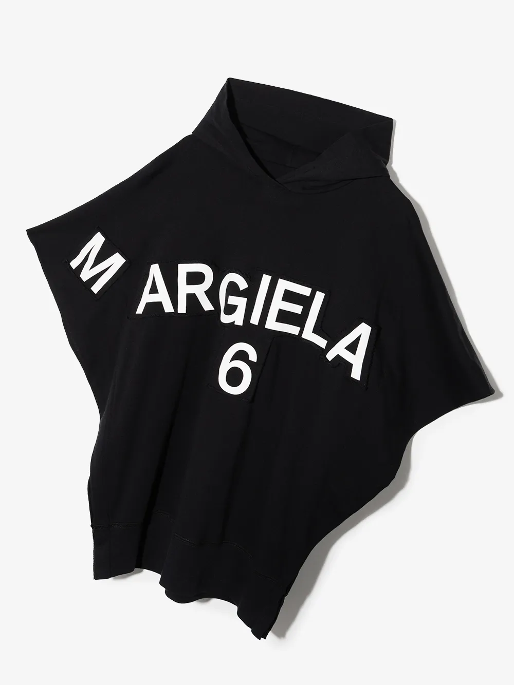 MM6 Maison Margiela Kids Sweaterjurk met logoprint - Zwart