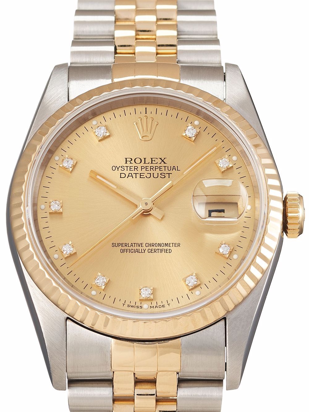 фото Rolex наручные часы datejust pre-owned 36 мм 1995-го года