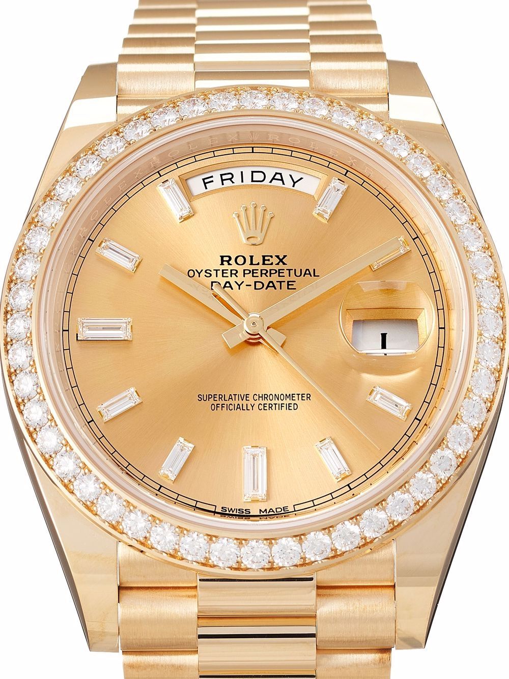 фото Rolex наручные часы day-date pre-owned 40 мм 2021-го года