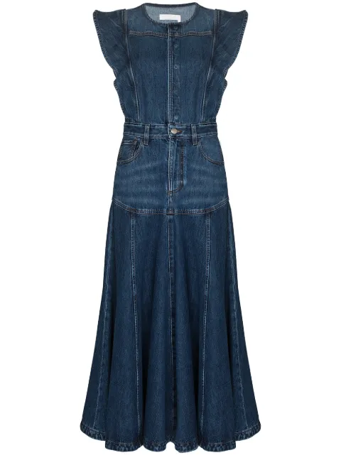 Chloé organic cotton flared dress