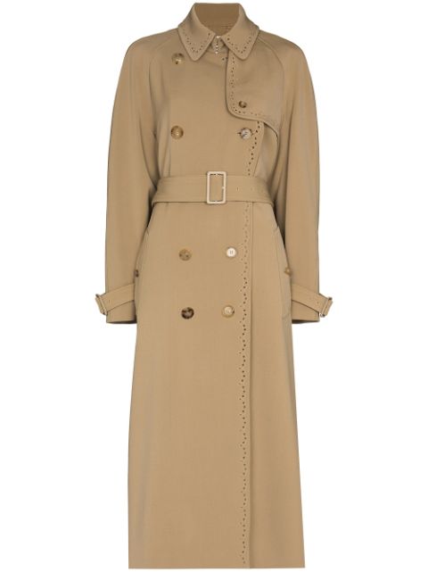 Chloé broderie anglaise trench coat