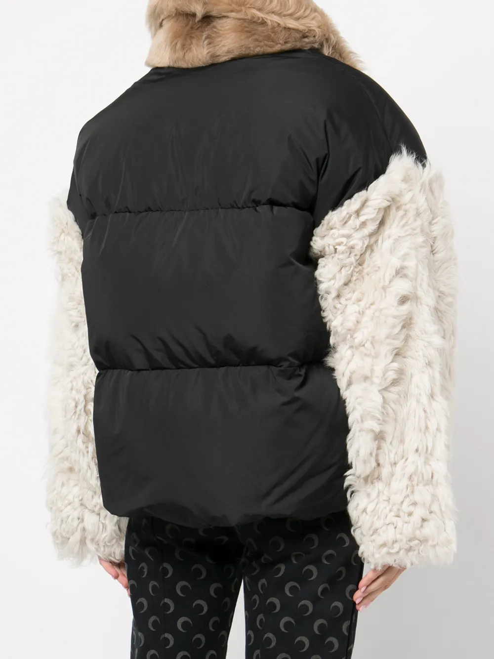 фото Sandy liang пуховик allen с контрастной отделкой