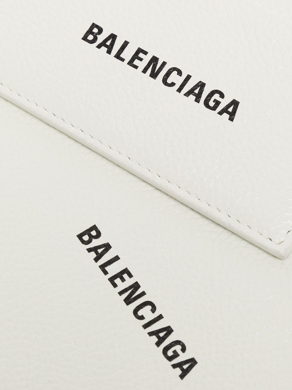 фото Balenciaga двойной клатч с логотипом