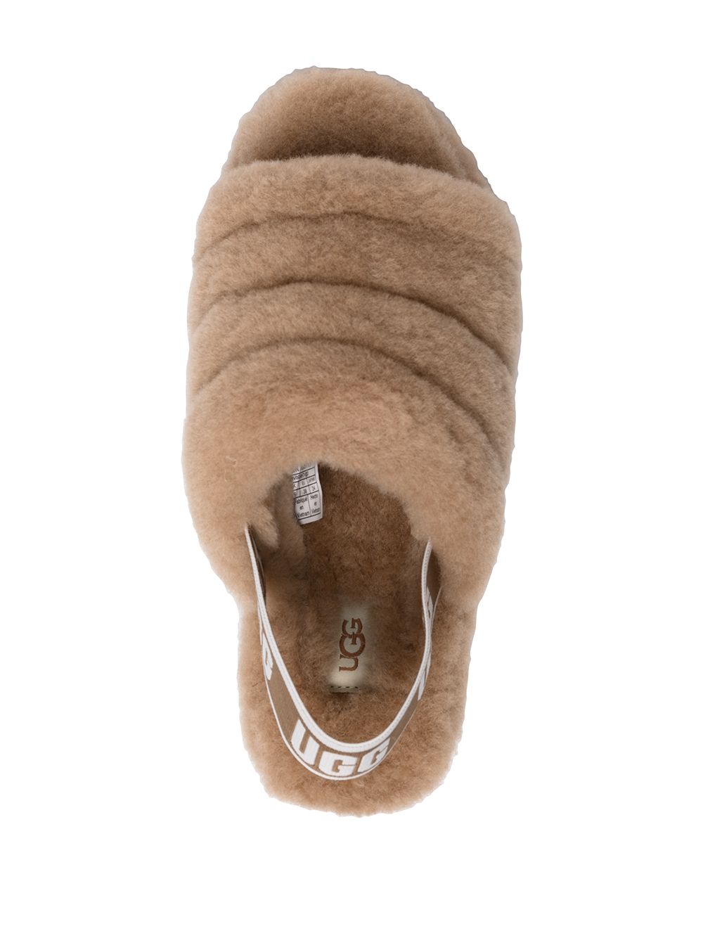 фото Ugg слиперы fluff yeah с ремешком на пятке