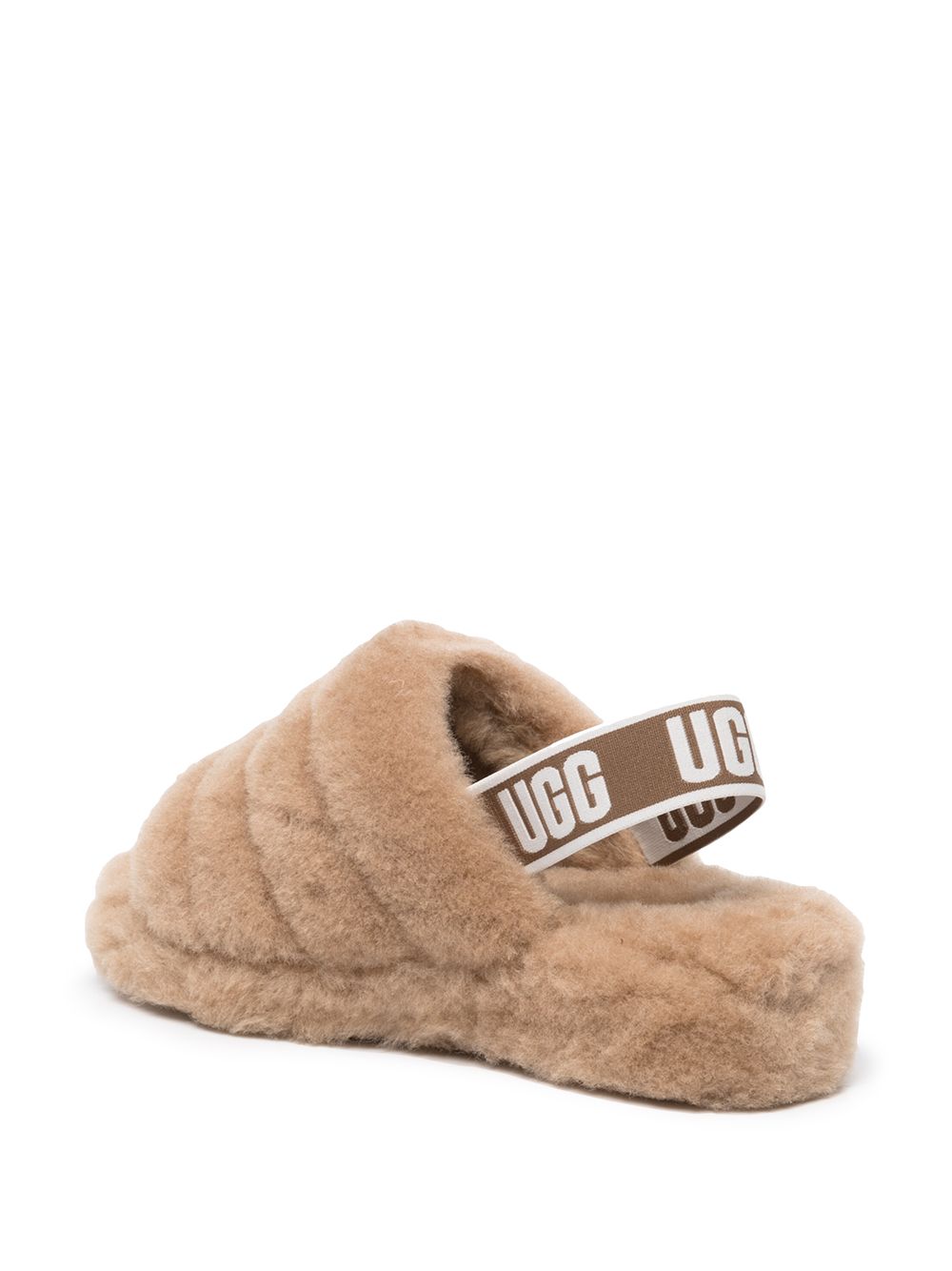 фото Ugg слиперы fluff yeah с ремешком на пятке