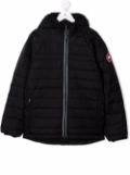 Canada Goose Kids logo padded jacket - Black