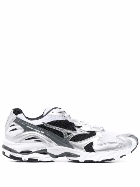 Mizuno panelled lace-up trainers