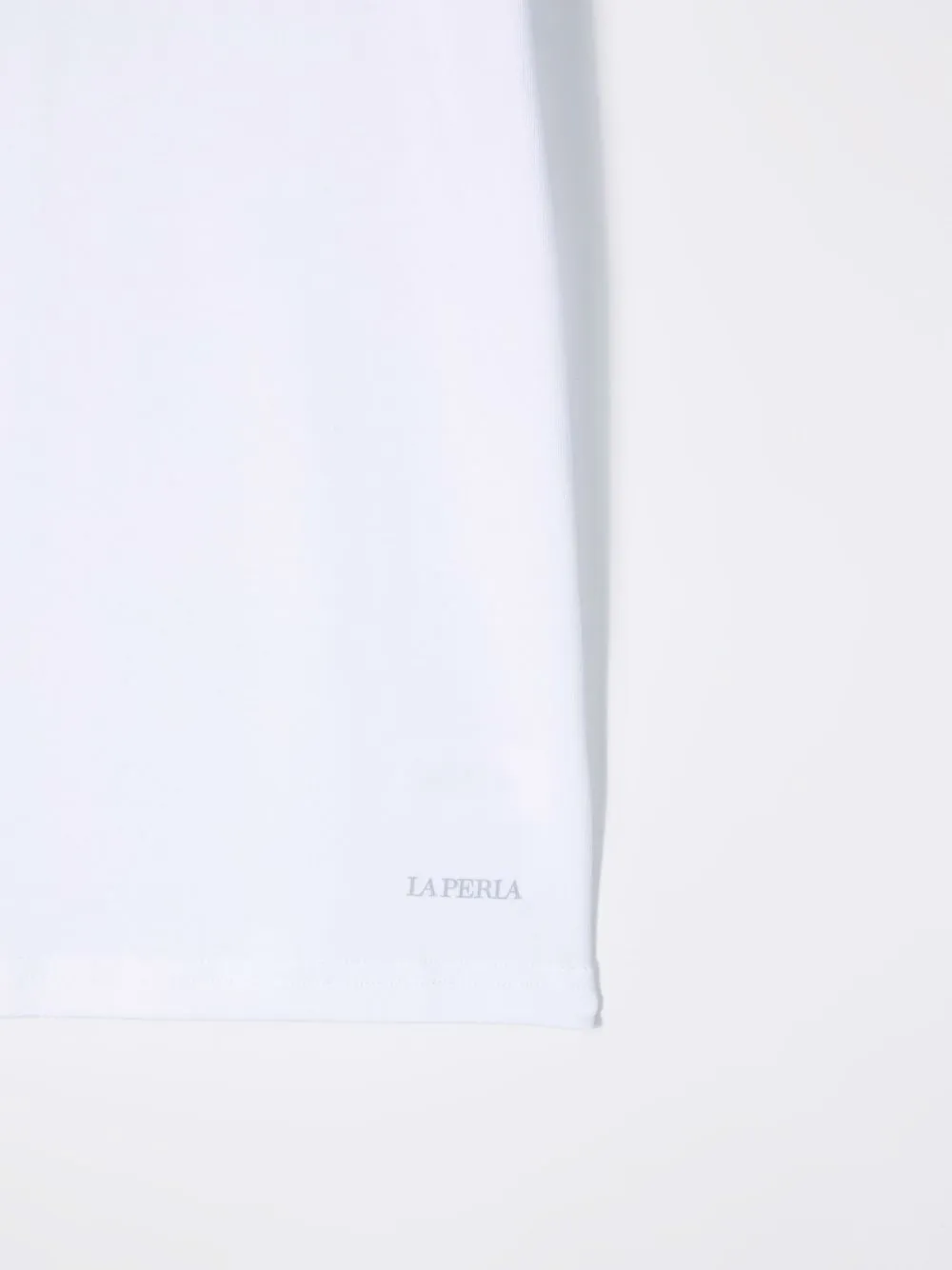 La Perla Kids 컨트라스트 트리밍 티셔츠