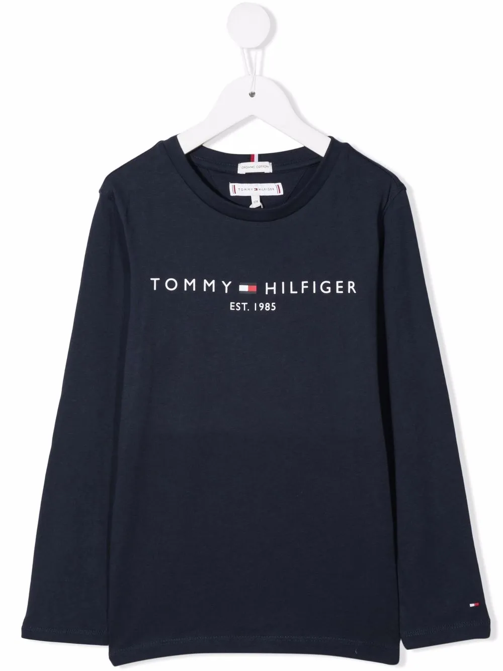 фото Tommy hilfiger junior футболка с длинными рукавами и логотипом